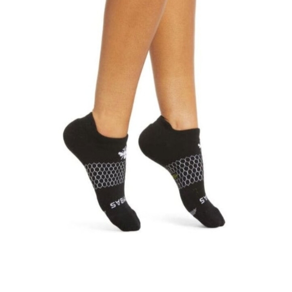 Bombas Black Athletic Running Ankle Lot Of 3 Socks unisex Size Large NWT - Picture 4 of 5